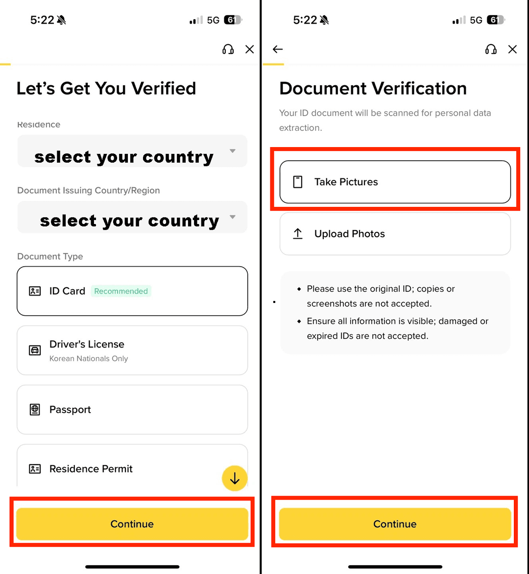 Binance KYC Verification