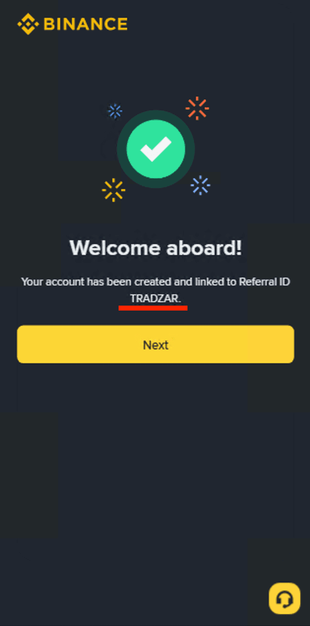 Binance Referral Applied Successfully